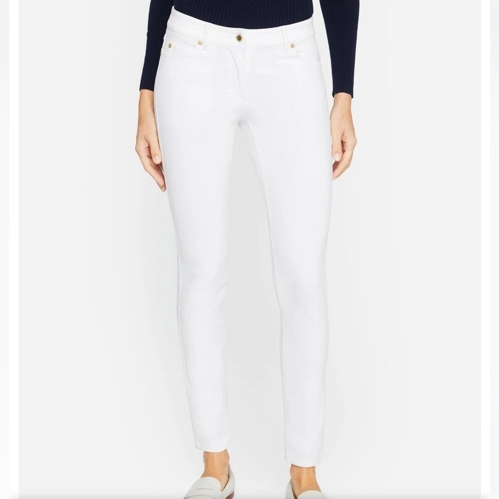 J. McLaughlin white skinny jean size 2